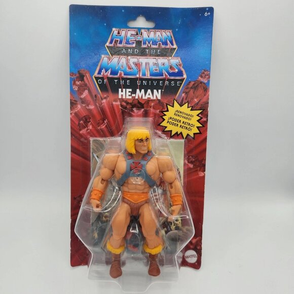 He-Man V2 MOTU Masters Of The Universe Origins Figure Mattel 2021 (Spanish) NIB